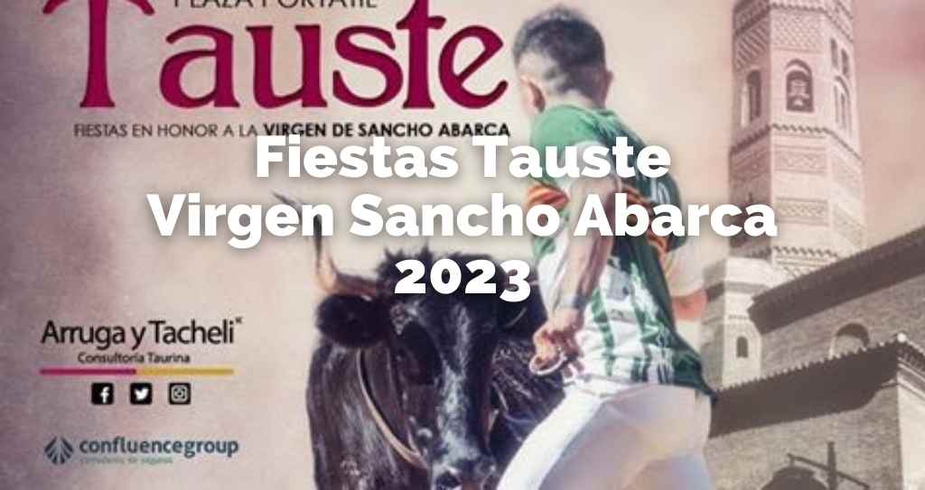 cartel fiestas tauste 2023 sancho abarca