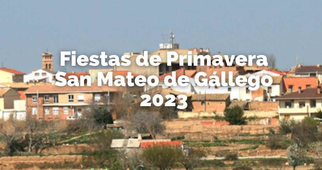 programa fiestas de primavera san mateo de gallego 2023
